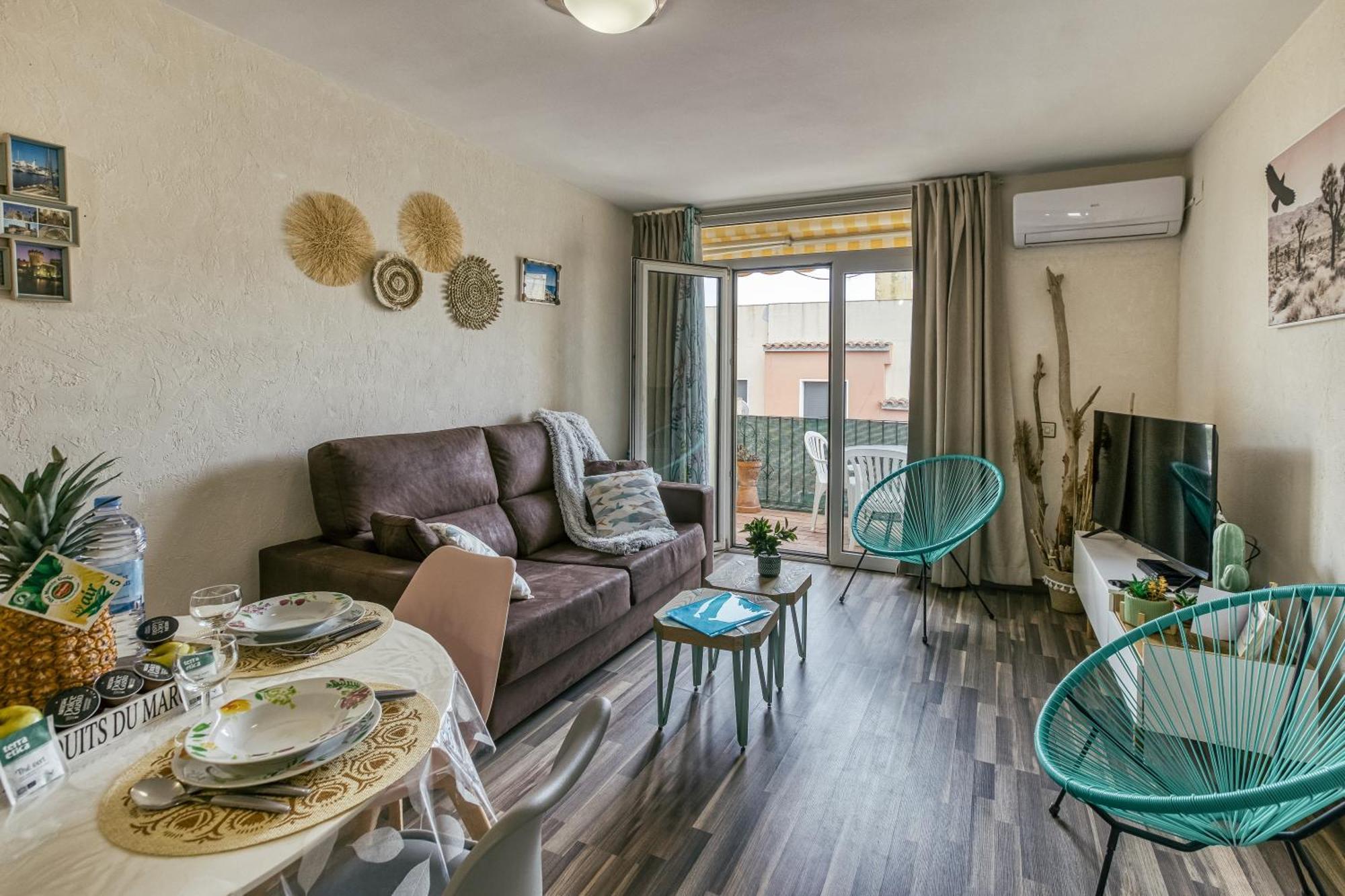 La Petite Venise Empuriabrava Solarium Vue Mer, 2 Terrasses Clim Parking Free Oc Keys Eksteriør bilde
